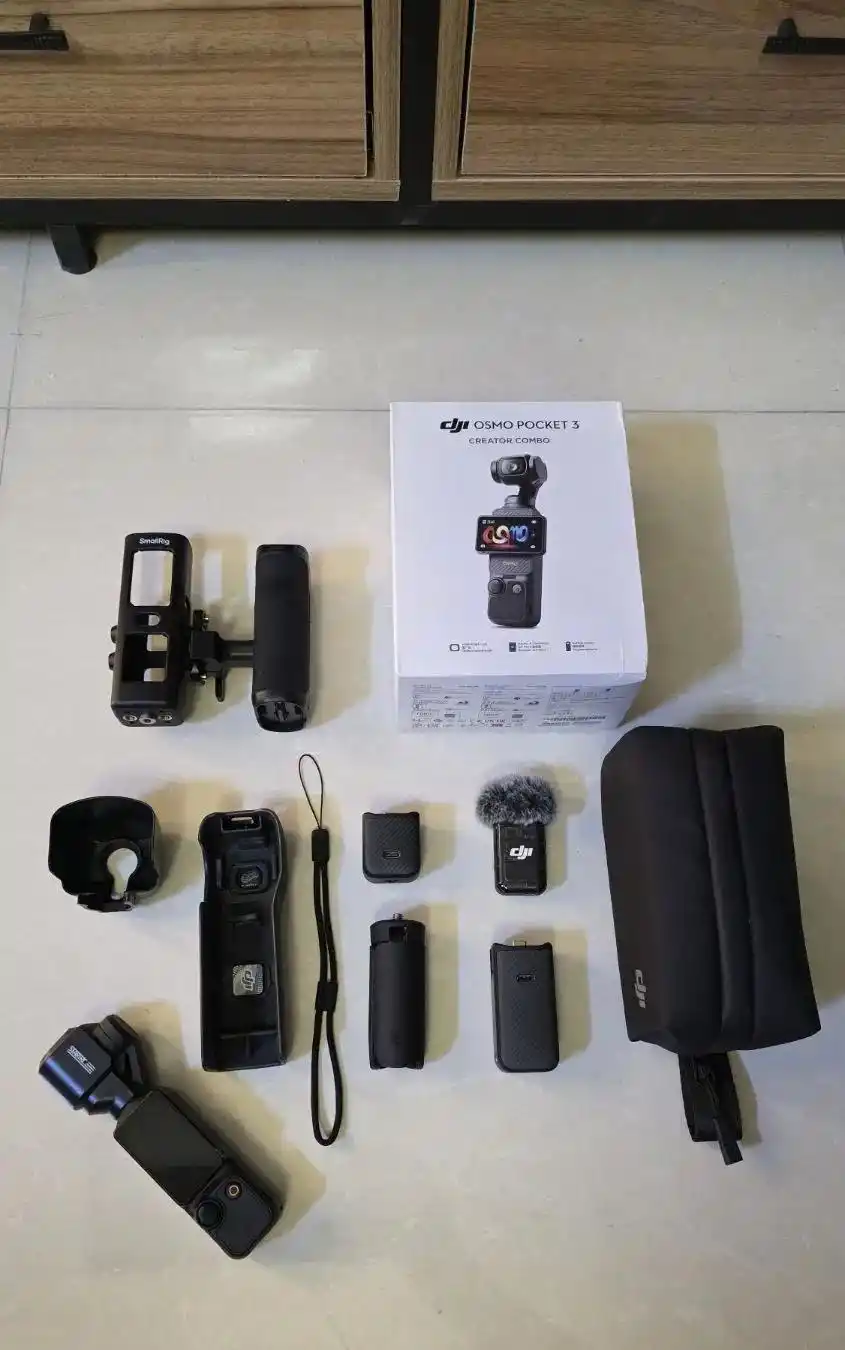 فروش DJI Osmo Pocket 3 Combo +لوازم جانبی نایاب دست دو