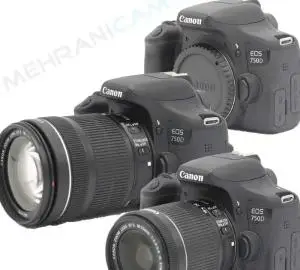 دوربین کنون 750d EOS بهمراه دو لنز و لوازم دست دوم