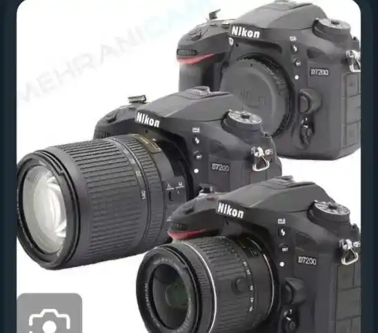 دوربین حرفه ای نیکون d7200 همراه با لنز 18-300 دست دو