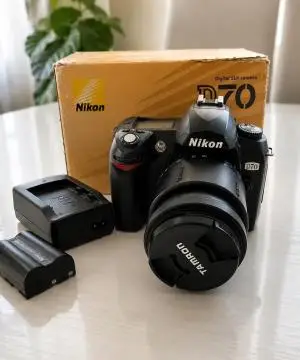 دوربین Nikon D70 لنز Tamron 28-80 دست دوم
