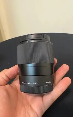 لنز کنون sigma 30 mm f1.4 دست دوم