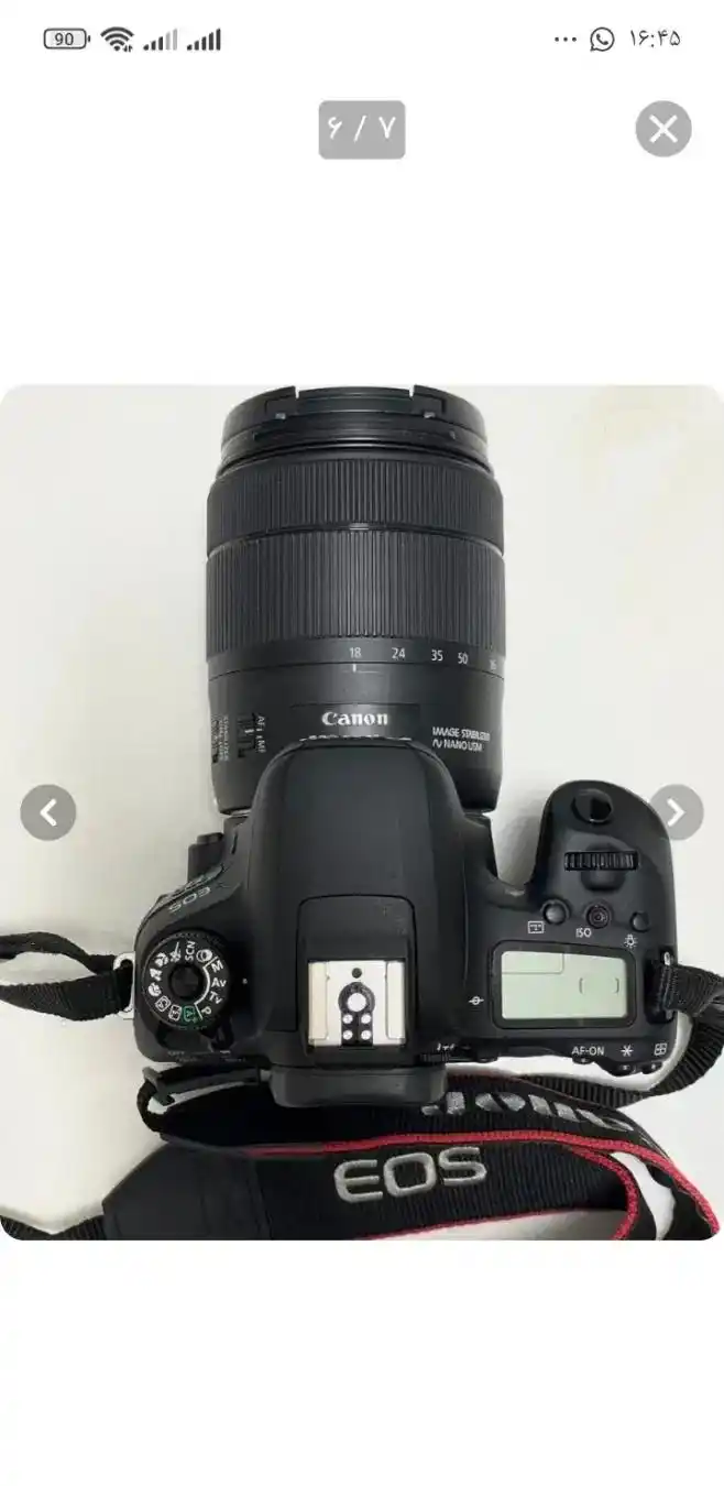 فروش دوربین عکاسی کانن EOS 77D دست دو