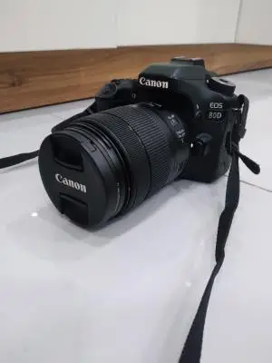 دوربین نیمه حرفه‌ای کانن | Canon 80D+18-55mm دست دوم