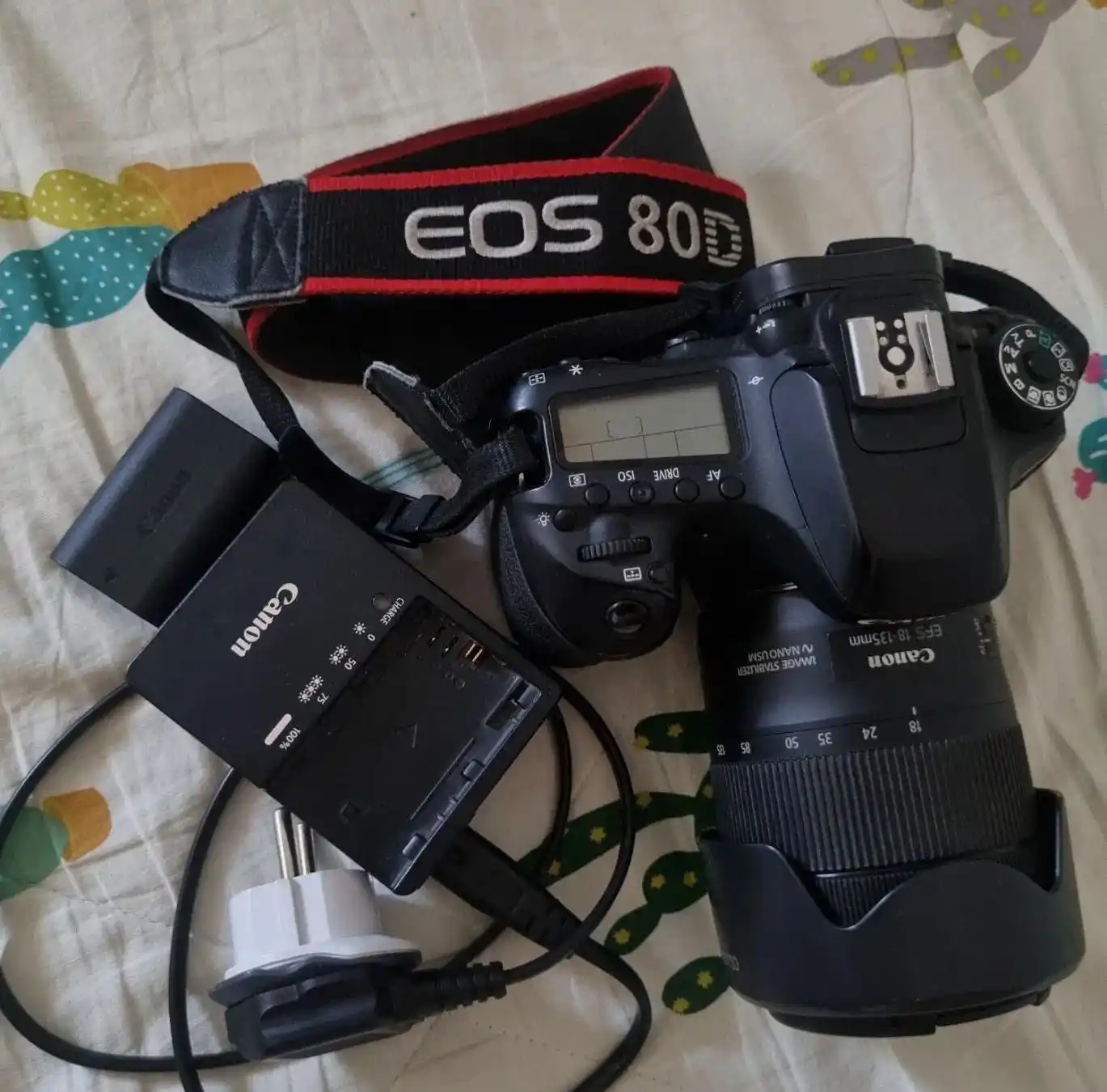 دوربین کنون 80d دست دو