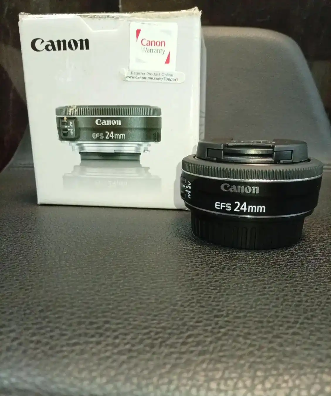 لنز canon 24mm F2/8 دست دو