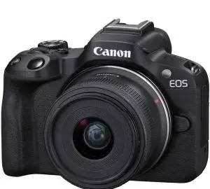 دوربین canon r50 lens18-45 دست دوم