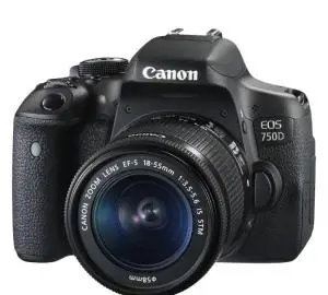 دوربین Canon 750d با لنز55-18 دست دوم