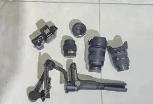 گیمبال weebill s و نور  Godox اورج دست دوم