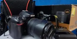 فروش فوری نیکون  D7100 + لنز 70-300 سالم دست دوم
