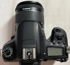 canon 77d + lens 18-135 kit دست دوم