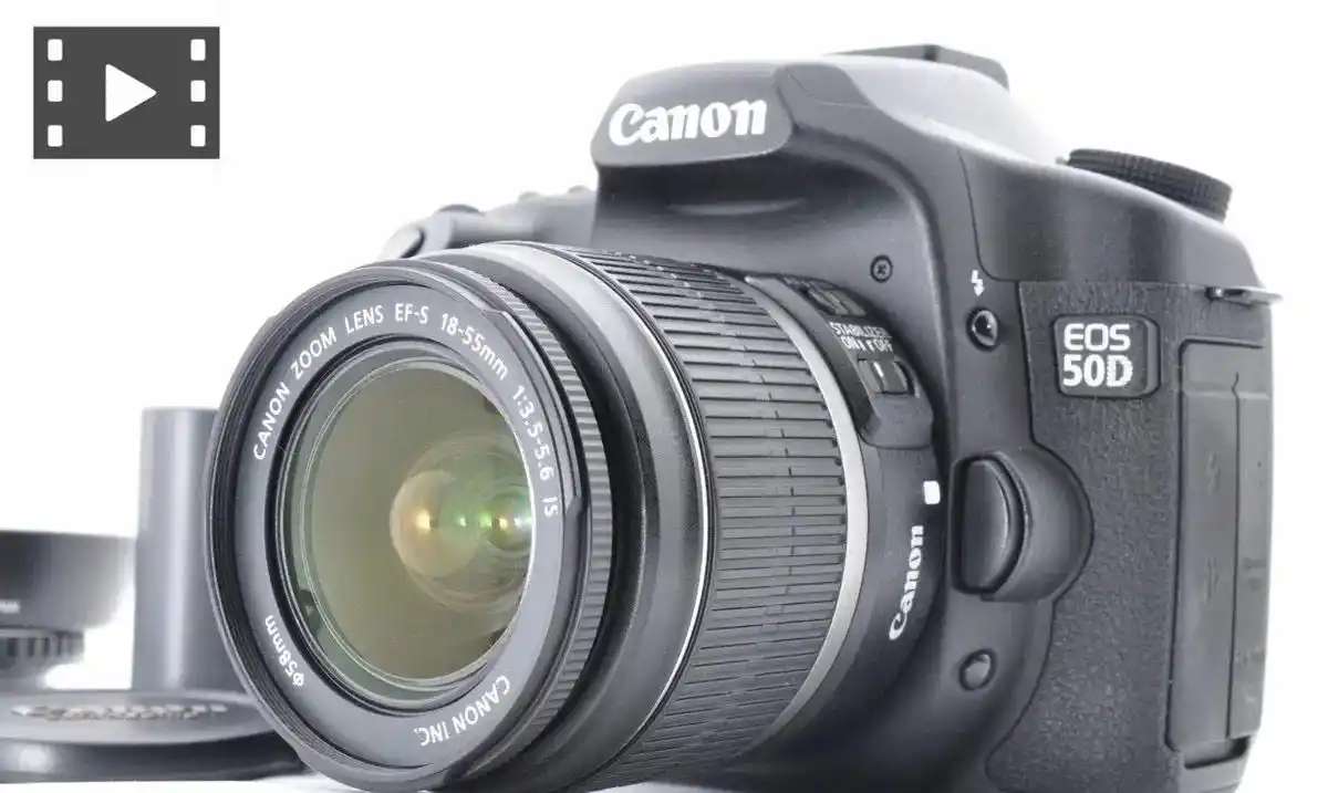دوربین عکاسی حرفه‌ای کنون 50D دست دو