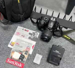 دوربین حرفه ای نیکون |  Nikon D3400+18-55 دست دوم