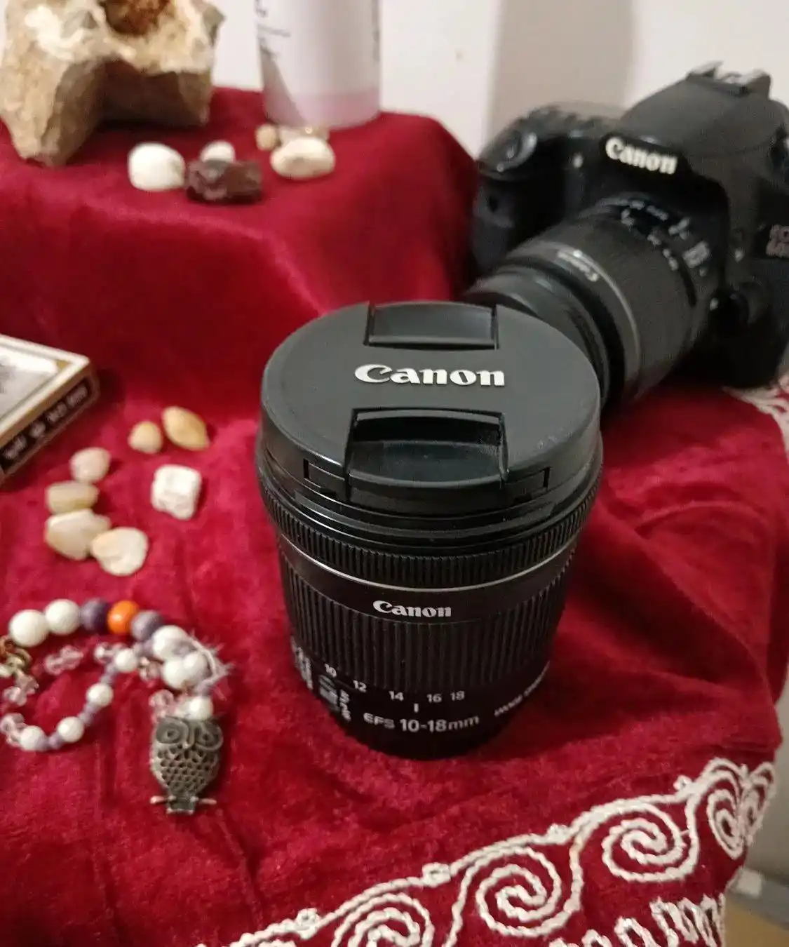 لنز دوربین کنون 10-18 mm در حد نو دست دو