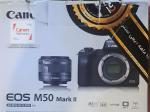 دوربین بدون آینه کانن EOS M50 Mark II + 15-45mm IS STM دست دوم