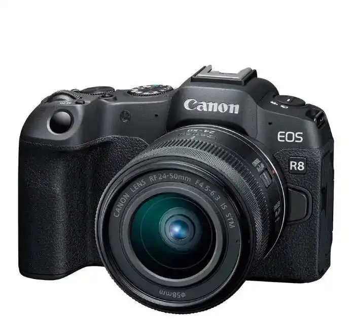 Canon EOS R8 + RF 24-50 تمیز و کم کار دست دو
