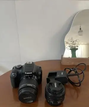 دوربین canon 1300D+کیف+سه پایه دست دوم
