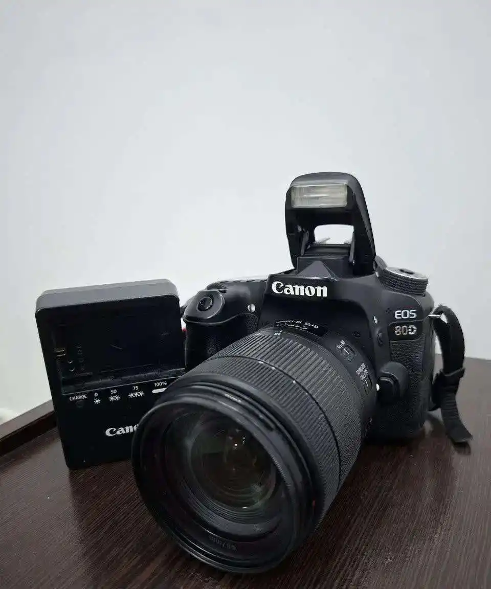 دوربین عکاسی و فیلمبرداری Canon 80D کم کار کرد دست دو