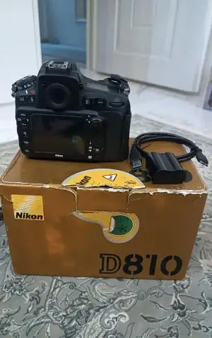 نیکون d810 با لنز نیکون af-s 50mm f 1.8 g دست دوم