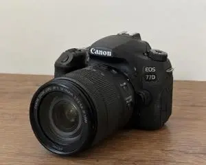 دوربین حرفه ای کانن | Canon 77D+18-55 دست دوم