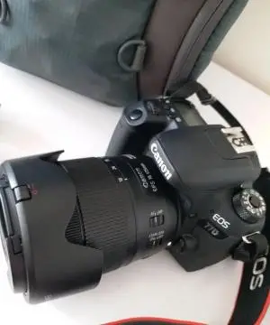 دوربین حرفه ای کانن | Canon 77D+18-55 دست دوم
