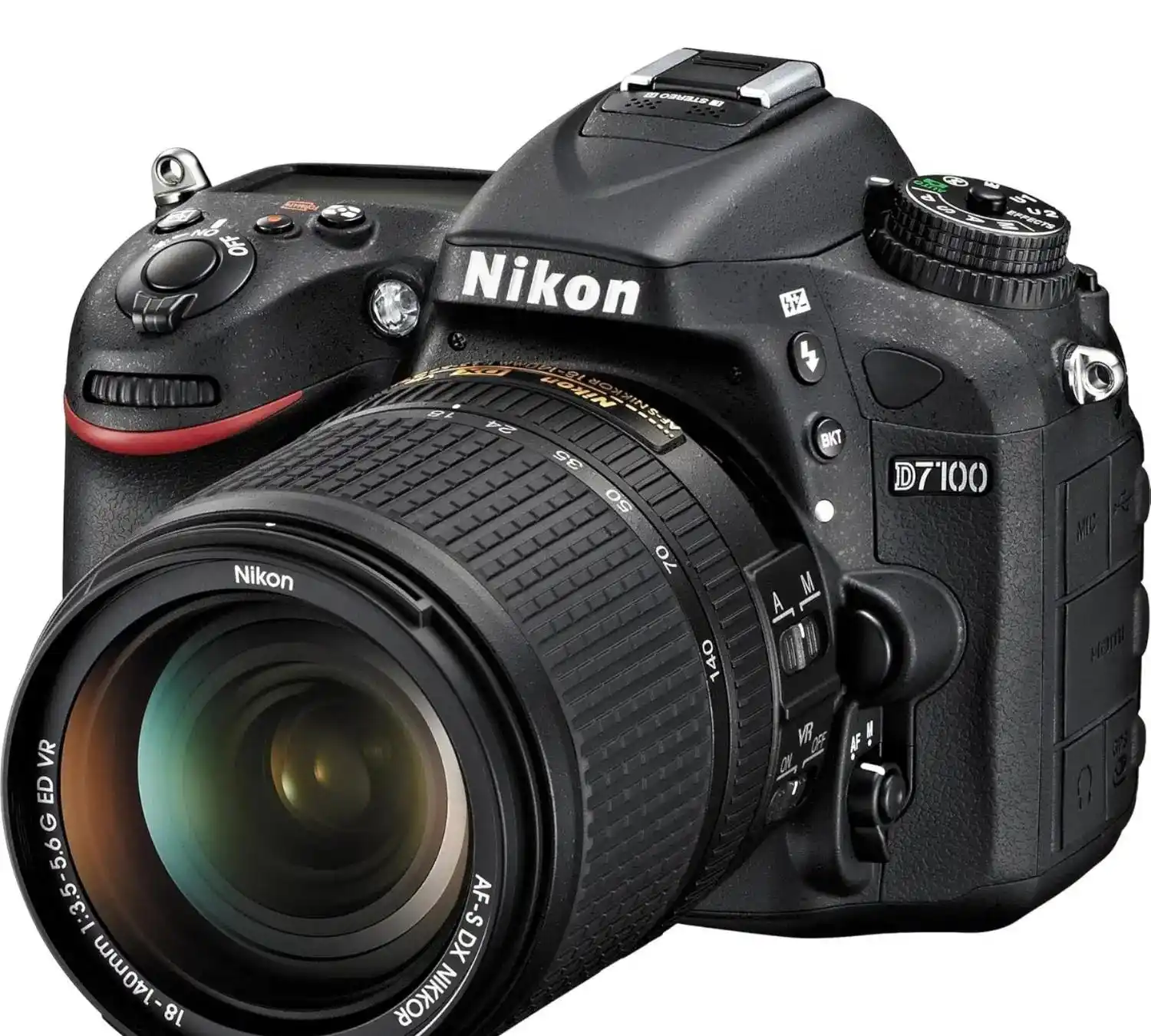 Nikon D7100 دوربین عکاسی + لنز کیت 18-140 شات ۸۵۰۰ دست دو