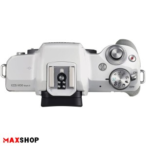 دوربین بدون آینه کانن EOS M50 Mark II + 15-45mm IS STM (سفید)