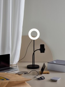 Take a look at the Ring Light reading light